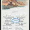 LUNCH [held by] NORDDEUTSCHER LLOYD  BREMEN [at] EN ROUTE ABOARD DAMPFER LAHN (SS;)