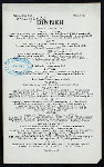 DINNER [held by] METROPOLITAN CLUB [at] "WASHINGTON, D.C." (OTHER (PRIVATE CLUB?);)