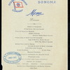 DINNER [held by] OCEANIC STEAMSHIP COMPANY [at] EN ROUTE ABOARD SONOMA (SS;)