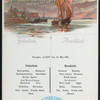 BREAKFAST [held by] NORDDEUTSCHER LLOYD  BREMEN [at] EN ROUTE ABOARD DAMPFER LAHN (SS;)