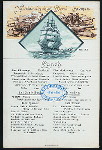 LUNCH [held by] NORDDEUTSCHER LLOYD  BREMEN [at] EN ROUTE ABOARD DAMPFER LAHN (SS;)