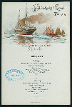 LUNCH [held by] NORDDEUTSCHER LLOYD  BREMEN [at] EN ROUTE ABOARD DAMPFER LAHN (SS;)