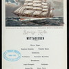 MIDDAY MEAL [held by] NORDDEUTSCHER LLOYD  BREMEN [at] EN ROUTE ABOARD DAMPFER NECKER (SS;)