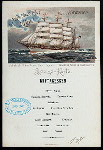 MIDDAY MEAL [held by] NORDDEUTSCHER LLOYD  BREMEN [at] EN ROUTE ABOARD DAMPFER NECKER (SS;)