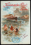 DINNER [held by] NORDDEUTSCHER LLOYD  BREMEN [at] EN ROUTE ABOARD DAMPFER LAHN (SS;)