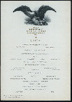 LUNCH -PRESIDENTIAL TOUR TO THE PACIFIC COAST [held by] U.S.GOVERNMENT [at] EN ROUTE ABOARD RAILROAD (RR;)