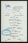 DINNER [held by] USMS [at] SS ST PAUL (SS;)