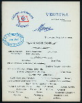 LUNCHEON [held by] OCEANIC STEAMSHIP COMPANY [at] VENTURA (SS;)