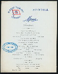 LUNCHEON [held by] OCEANIC STEAMSHIP COMPANY [at] SONOMA (SS;)