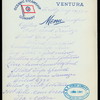 BREAKFAST [held by] OCEANIC STEAMSHIP COMPANY [at] VENTURA (SS;)