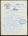 LUNCHEON [held by] OCEANIC STEAMSHIP COMPANY [at] VENTURA (SS;)