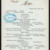 DINNER [held by] OCEANIC STEAMSHIP COMPANY [at] VENTURA (SS;)