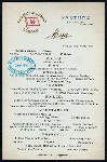 DINNER [held by] OCEANIC STEAMSHIP COMPANY [at] VENTURA (SS;)