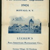 PAN-AMERICAN RESTAURANT CO. [held by] LUCHOW'S PAN-AMERICAN RESTAUANT CO. [at] "BUFFALO, NY" (REST;)