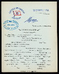 LUNCHEON [held by] OCEANIC STEAMSHIP CO. [at] EN ROUTE ABOARD VENTURA (SS;)