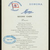 DINNER [held by] OCEANIC STEAMSHIP CO. - SONOMA [at] EN ROUTE (SS)
