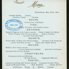 DINNER [held by] OCEANIC STEAMSHIP CO. - VENTURA [at] EN ROUTE (SS)