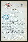 DINNER [held by] OCEANIC STEAMSHIP CO. - VENTURA [at] EN ROUTE (SS)