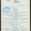 DINNER [held by] OCEANIC STEAMSHIP CO. - VENTURA [at] EN ROUTE (SS)