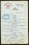 DINNER [held by] OCEANIC STEAMSHIP CO. - VENTURA [at] EN ROUTE (SS)