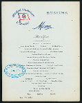 BREAKFAST [held by] OCEANIC STEAMSHIP CO. - SONOMA [at] EN ROUTE (SS)