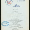 BREAKFAST [held by] OCEANIC STEAMSHIP CO. - SONOMA [at] EN ROUTE (SS)