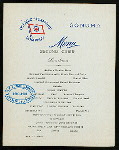LUNCHEON [held by] OCEANIC STEAMSHIP CO. - SONOMA [at] EN ROUTE (SS)