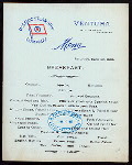 BREAKFAST [held by] OCEANIC STEAMSHIP CO. - VENTURA [at] EN ROUTE (SS)