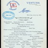LUNCHEON [held by] OCEANIC STEAMSHIP CO. - VENTURA [at] EN ROUTE (SS)