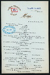 DINNER [held by] OCEANIC STEAMSHIP CO. - VENTURA [at] EN ROUTE (SS)