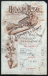 LUNCH & DINNER [held by] HOTEL DU MUSEE' [at] BATTLEFIELD - WATERLOO (REST;)