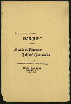 BANQUET TO THE SOUTHERN HARDWARE JOBBERS' ASSOCIATION [held by] ENTERTAINMENT COMMITTEE [at] "BATTERY PARK HOTEL, ASHEVILLE, NC" (HOTEL;)