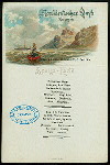 SUPPER(?) [held by] NORDDEUTSCHER LLOYD  BREMEN [at] EN ROUTE ABOARD KONIGIN LUISE (SS;)