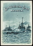 DINNER [held by] NORDDEUTSCHER LLOYD  BREMEN [at] EN ROUTE ABOARD KONIGIN LUISE (SS;)