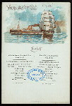 LUNCH [held by] NORDDEUTSCHER LLOYD  BREMEN [at] EN ROUTE ABOARD KONIGIN LUISE (SS;)