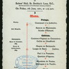 LUNCHEON [held by] LONDON CHAMBER OF COMMERCE [at] "SALTERS' HALL, ST. SWITHIN'S LANE, E.C. [LONDON, ENGLAND]" (FOR;)