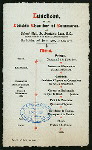 LUNCHEON [held by] LONDON CHAMBER OF COMMERCE [at] "SALTERS' HALL, ST. SWITHIN'S LANE, E.C. [LONDON, ENGLAND]" (FOR;)
