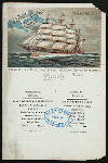 LUNCH [held by] NORDDEUTSCHER LLOYD  BREMEN [at] EN ROUTE ABOARD KONIGIN LUISE (SS;)