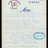 BREAKFAST] [held by] OCEANIC STEAMSHIP CO. - SIERRA [at] EN ROUTE (SS)