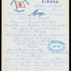 LUNCH [held by] OCEANIC STEAMSHIP CO.- SIERRA [at] EN ROUTE (SS)