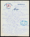LUNCH [held by] OCEANIC STEAMSHIP CO.- SIERRA [at] EN ROUTE (SS)