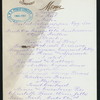 DINNER [held by] OCEANIC STEAMSHIP CO. - SIERRA [at] EN ROUTE (SS)