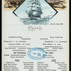 LUNCH [held by] NORDDEUTSCHERRR LLOYD BREMEN [at] "SS ""FRIEDRICH DER GROSSE""" (SS;)