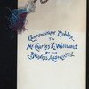 COMPLIMENTARY DINNER TO MR. WILLIAMS [held by] BUSINESS ASSOCIATES OF MR. CHARLES E. WILLIAMS [at] "STADIUM RESTAURANT, BAILEY CATERING CO., BUFFALO, NY" (REST;)