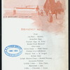 BREAKFAST [held by] RED STAR LINE - ANTWERPEN -NEW YORK [at] EN ROUTE S.S.ZEELAND (SS)