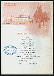 BREAKFAST [held by] RED STAR LINE - ANTWERPEN -NEW YORK [at] EN ROUTE S.S.ZEELAND (SS)
