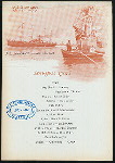BREAKFAST [held by] RED STAR LINE -ANTWERPEN - NY [at] EN ROUTE S.S.ZEELAND (SS)