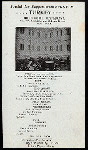 TURKEY DINNER [held by] MILLS HOTEL [at] NY (HOTEL)