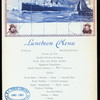 LUNCHEON [held by] RED STAR LINE - ANTWERPEN -NY [at] EN ROUTE S.S. ZEELAND (SS)