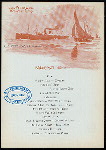 BREAKFAST [held by] RED STAR LINE - ANTWERPEN - NY [at] EN ROUTE S.S. ZEELAND (SS)